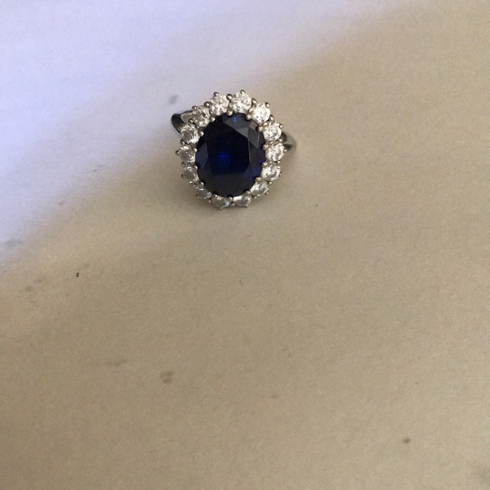 Sterling silver cocktail ring